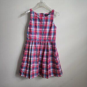 POLO RALPH LAUREN | Girls plaid dress pink sz 16